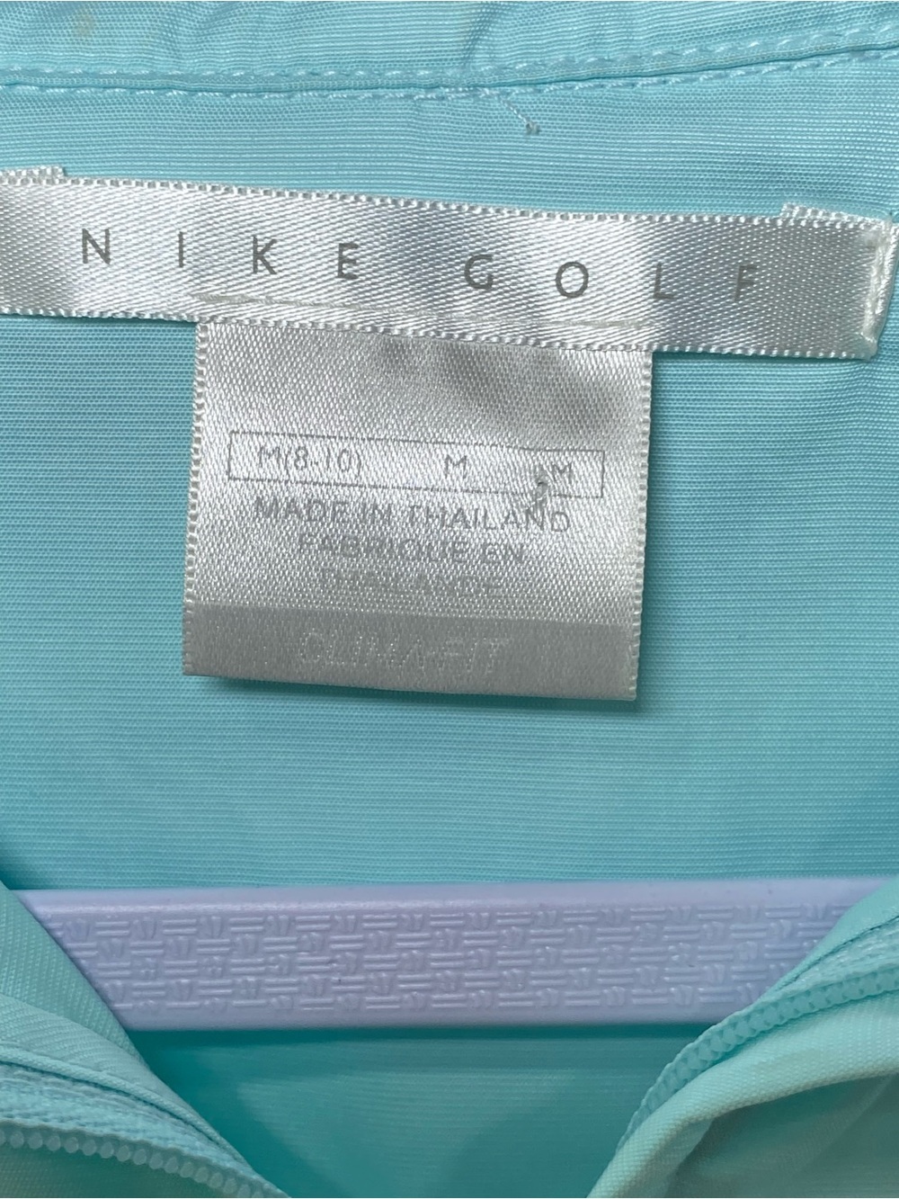 Nike Golf Women's Convertible 1/4 Zip Jacket Mint Teal Light Blue Size M - Picture 5 of 6